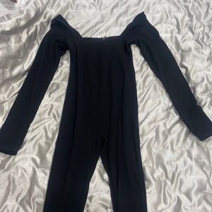 Square cute jumpsuit-naked wardrobe